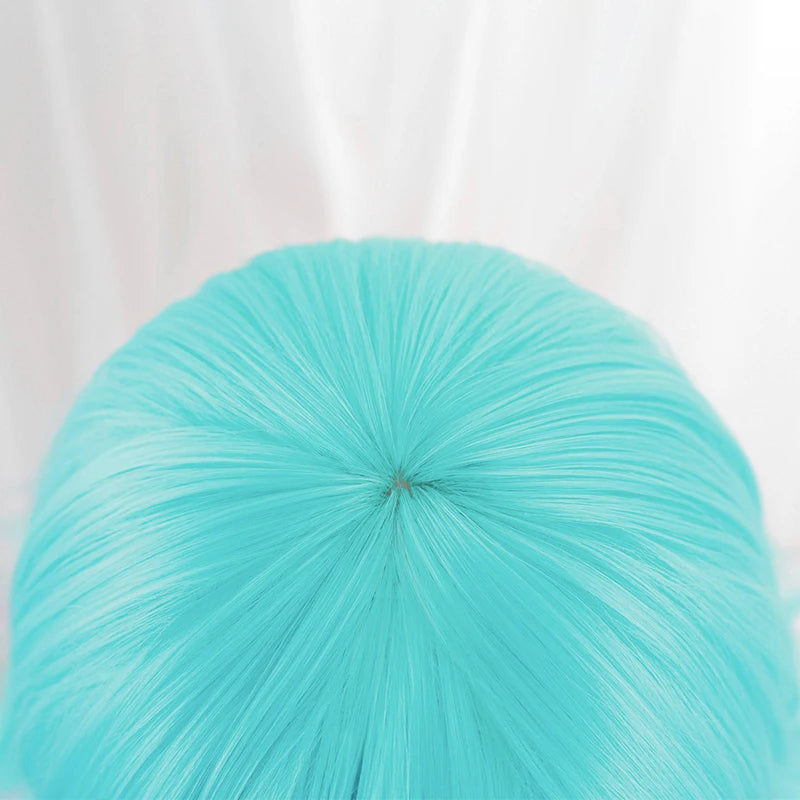 ROLECOS LOL KDA Super Fan Neeko Cosplay Wig 35-40cm Mixed Color Women Cosplay Wigs Heat Resistant Synthetic Hair