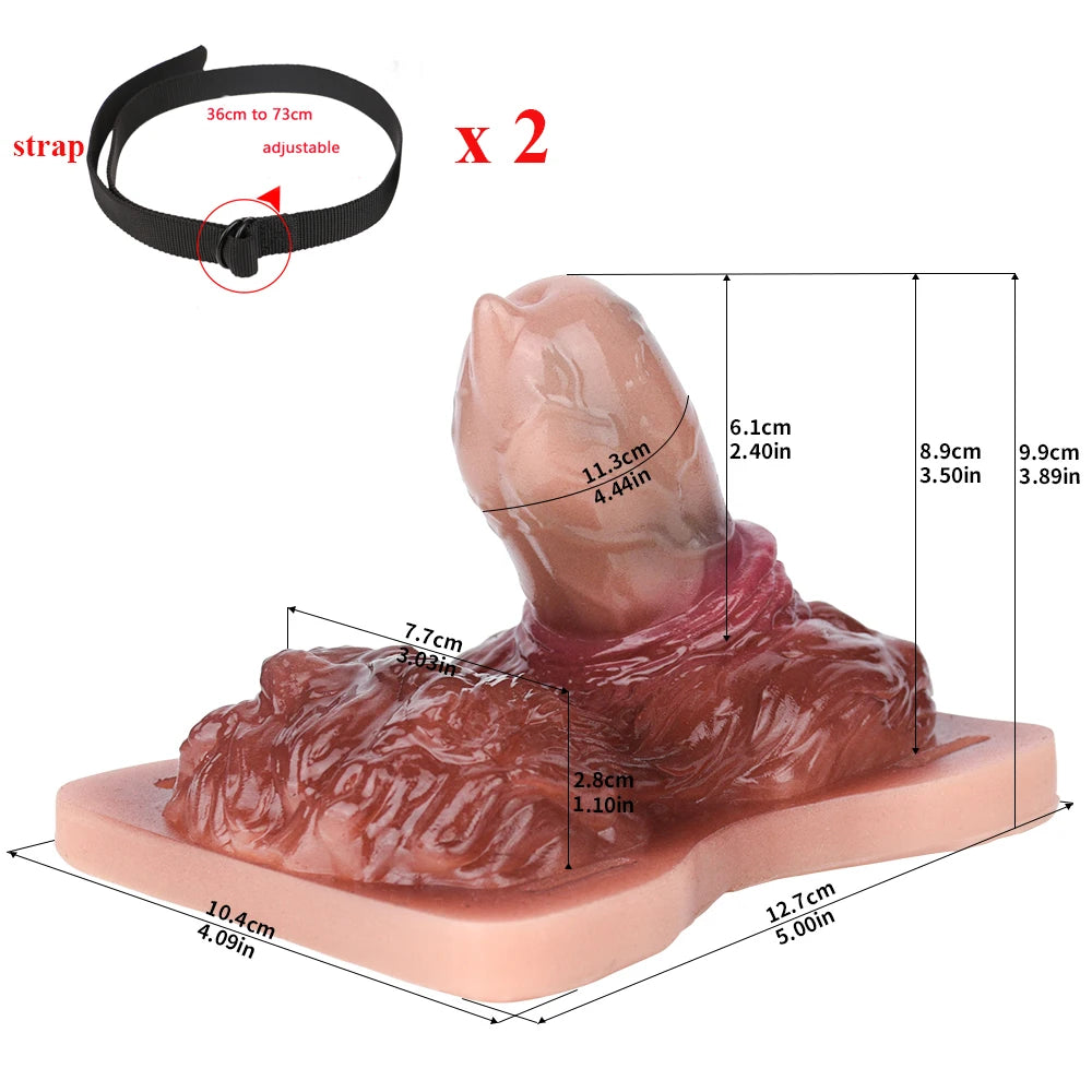 ASHBURN Wireless Control Strapon Silicone Vibrating Penetrate Sex Grinders Realistic Vagina Dildos Underwear Pad Anal Massage