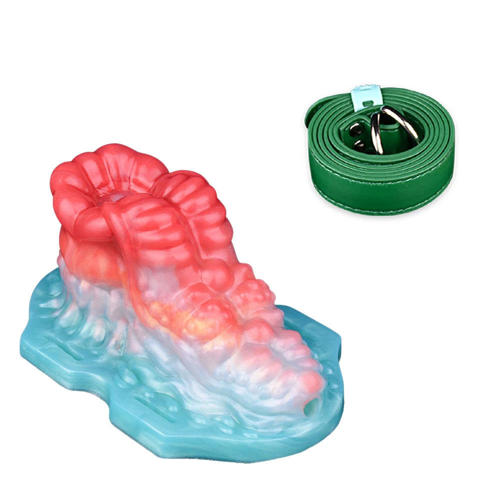 ASHBURN Fantasy Liquid Silicone Vibrator Sex Grinder Granule G-spot Stimulate Clitories Anal Massage Foreplay Sex Toy for Women Men