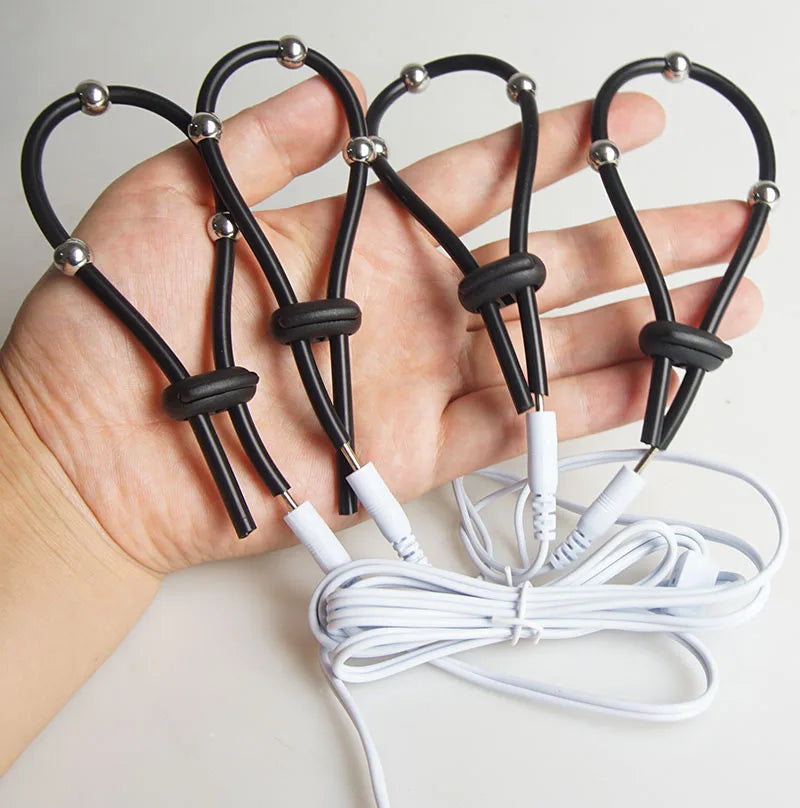 Electro Bdsm Shock Penis Ring Cockring,e stim Cock Rings,Electrostimulation Electrostimulator Sex Toys,Electric Shocker,Estim