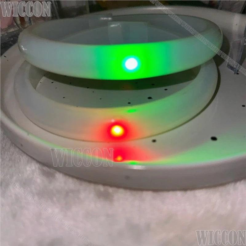 Alien Stage Anime Cosplay Luka Till Ivan Mizi Sua Hyuna Prop Choker Neck Ring Green / Red Light Women Men Roleplay Customized