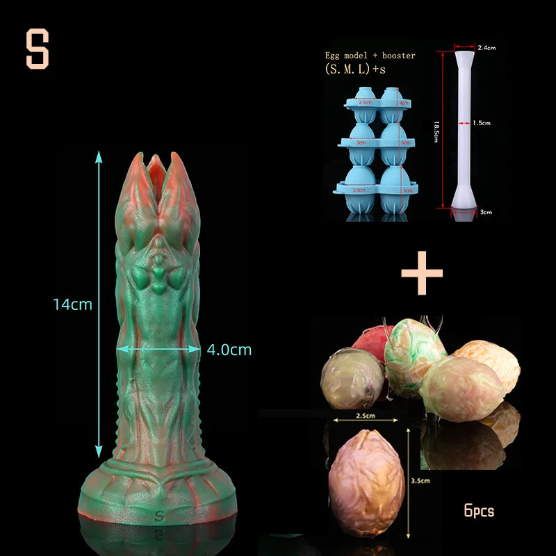 Ovipositor Dildo Masturbation Cup Dildo Lay eggs Enlargers Women Sex Toys