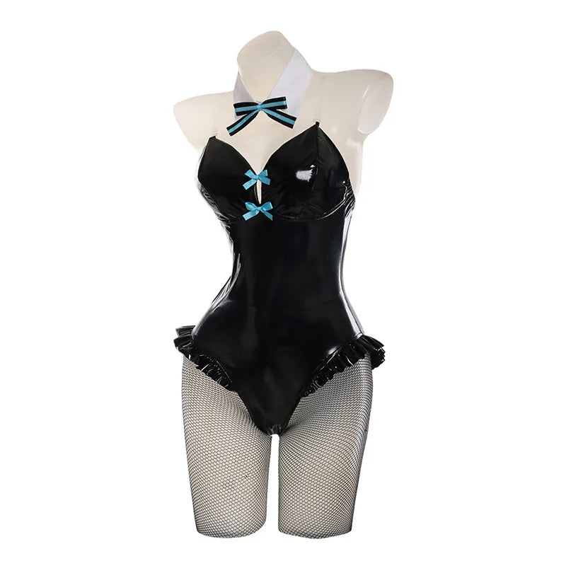 Sexy Mikkuuu 16th Anniversary Cosplay Costume Girl Cute Uniforms Dress Mikuu Lovely Cosplay Jumpsuit And Wig Halloween Bunny Gir