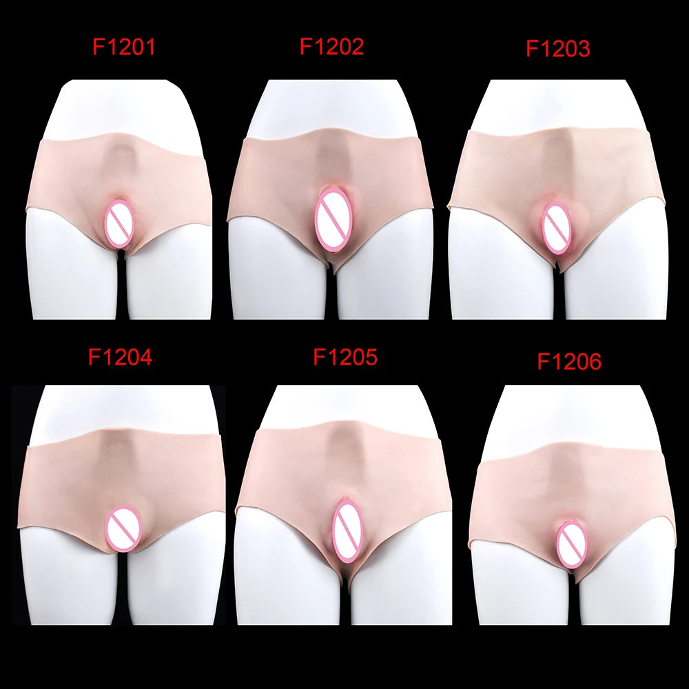 VOID SKIN: HEXED CURVE – Fake Vagina Gaff Briefs with Hip Enhancement