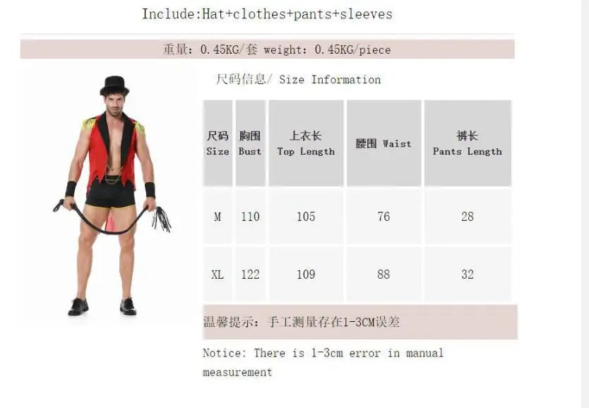 Sexy Mens Firefighter Bodysuit Mesh See Through Underwear Faux Leather Clown Cosplay Costume Nightclub Cowboy Uniform Hat Set