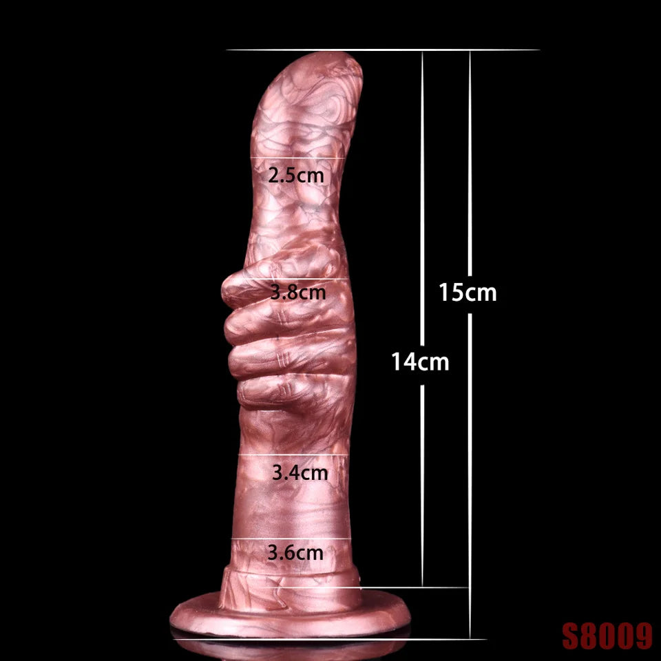 ASHBURN Silicone gesture anal plug with suction cup for sex machine Masturbation Machine Attachment for Women Sex Toys