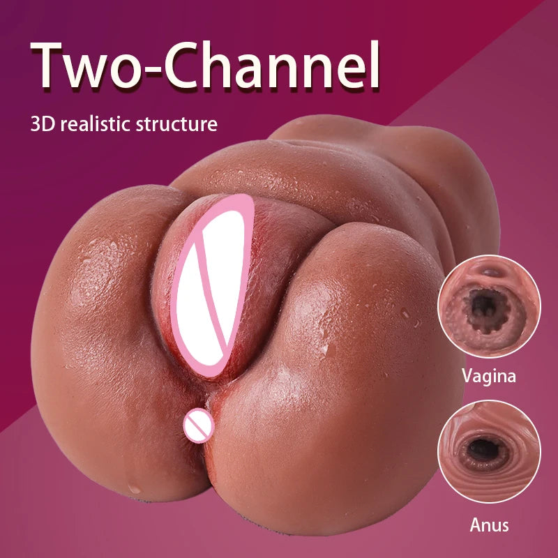 Rubber Vagina Sexy Toys Silicone Butt to Masturbate Sex Dolls Big Ass Masturbator Man Buttocks Half Body Real Size Vaginas Pussy