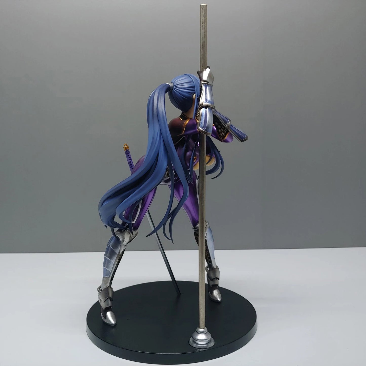22CM Taimanin Yukikaze 2 Akiyama Rinko 1/7 Pole Dance Ver Girl Anime Action Figures PVC Collection Doll Model Toys Gift
