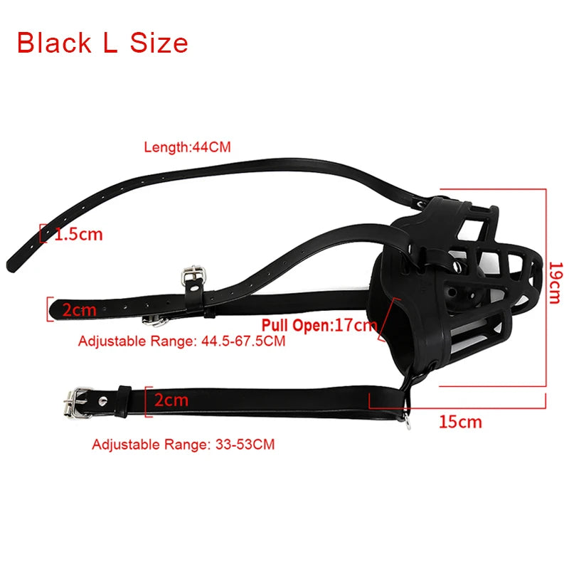 Adult Bdsm Bondage Games Sexules Toys Dog Mouth Hood Mouth Gag Balls SM Erotic Products Couples Gay Femdom Gag For Girl Sex Shop