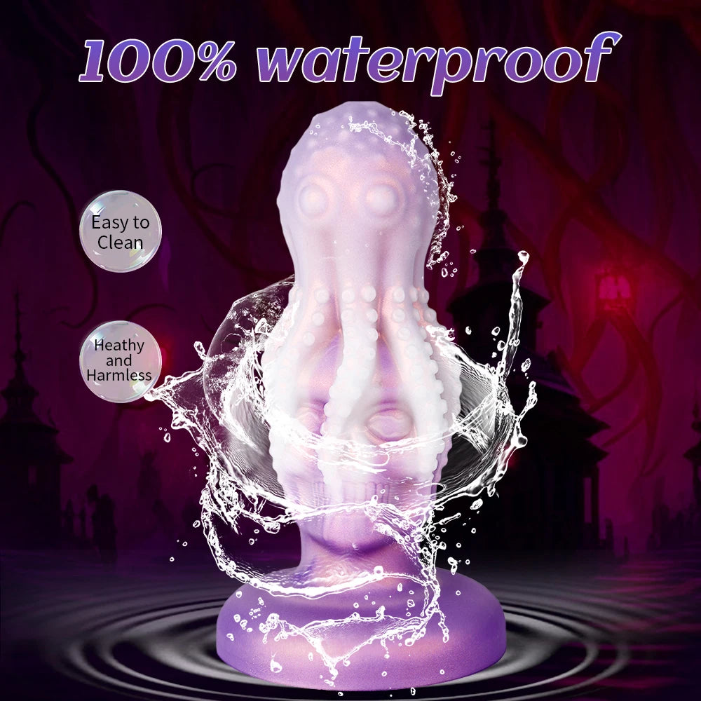 Huge Simulated Octopus Alien Dildo Prostate Massage