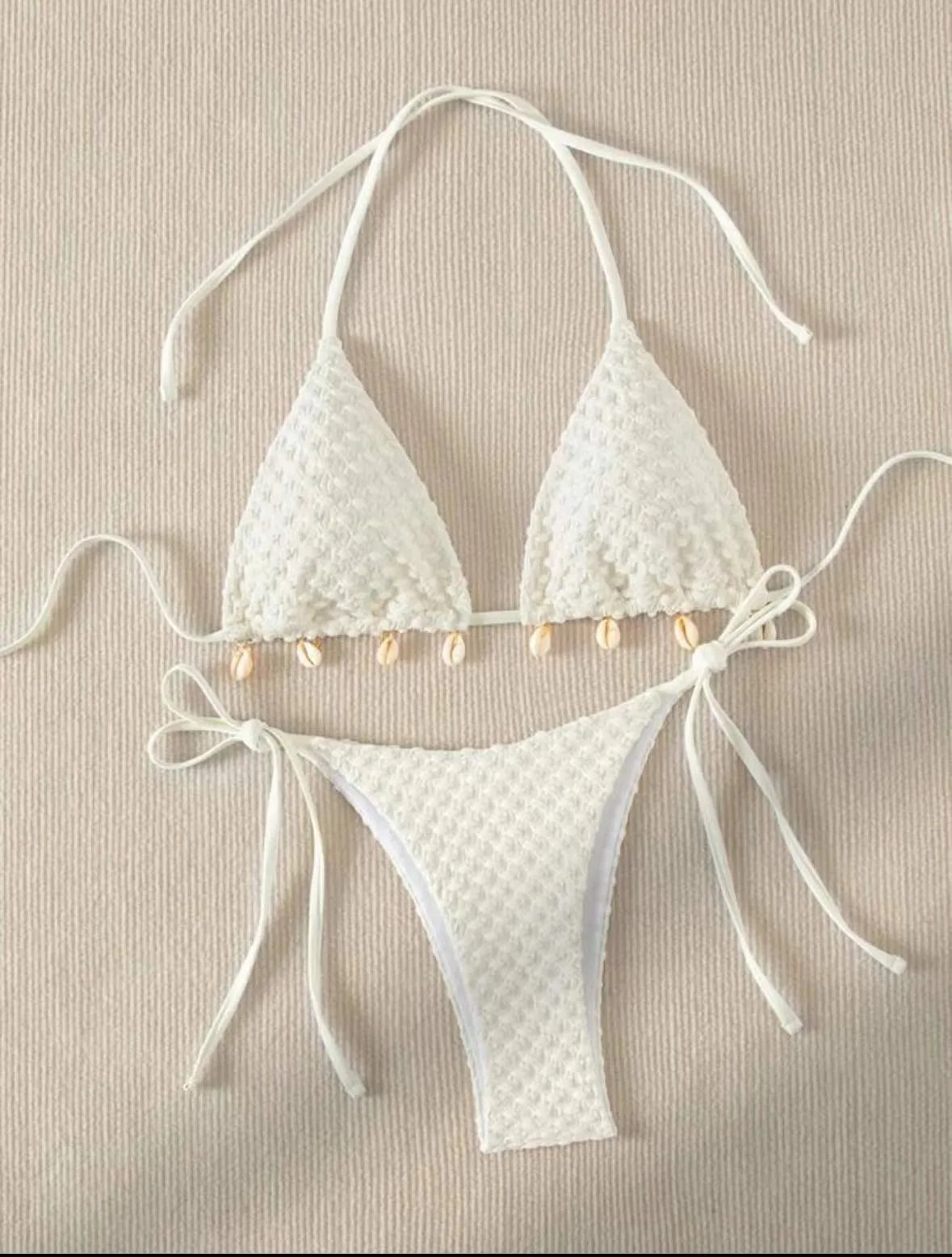 Melphieer NEW Shells Bikini Set Sexy Push Up Swimwear Women's Swimsuit Bathing Suits Swimming Suit For Women Maillot De Bain