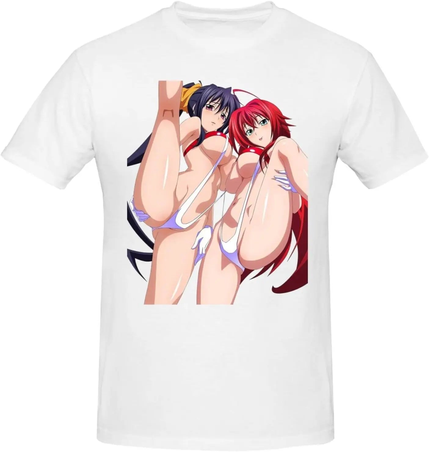 DxD Shirt Anime Short Sleeve T Shirts for Classic Crew Neck Casual Black