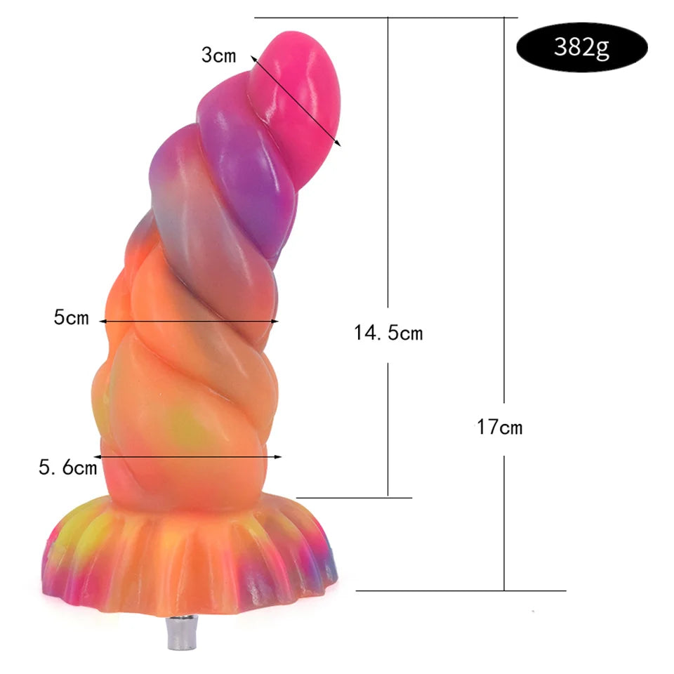 ASHBURN ROUGH BEAST Luminous Dildos for Vac-u-lock Sex Machine Dildo Glow In The Dark Night Color Fluorescent Dildos for Women Anal Toy