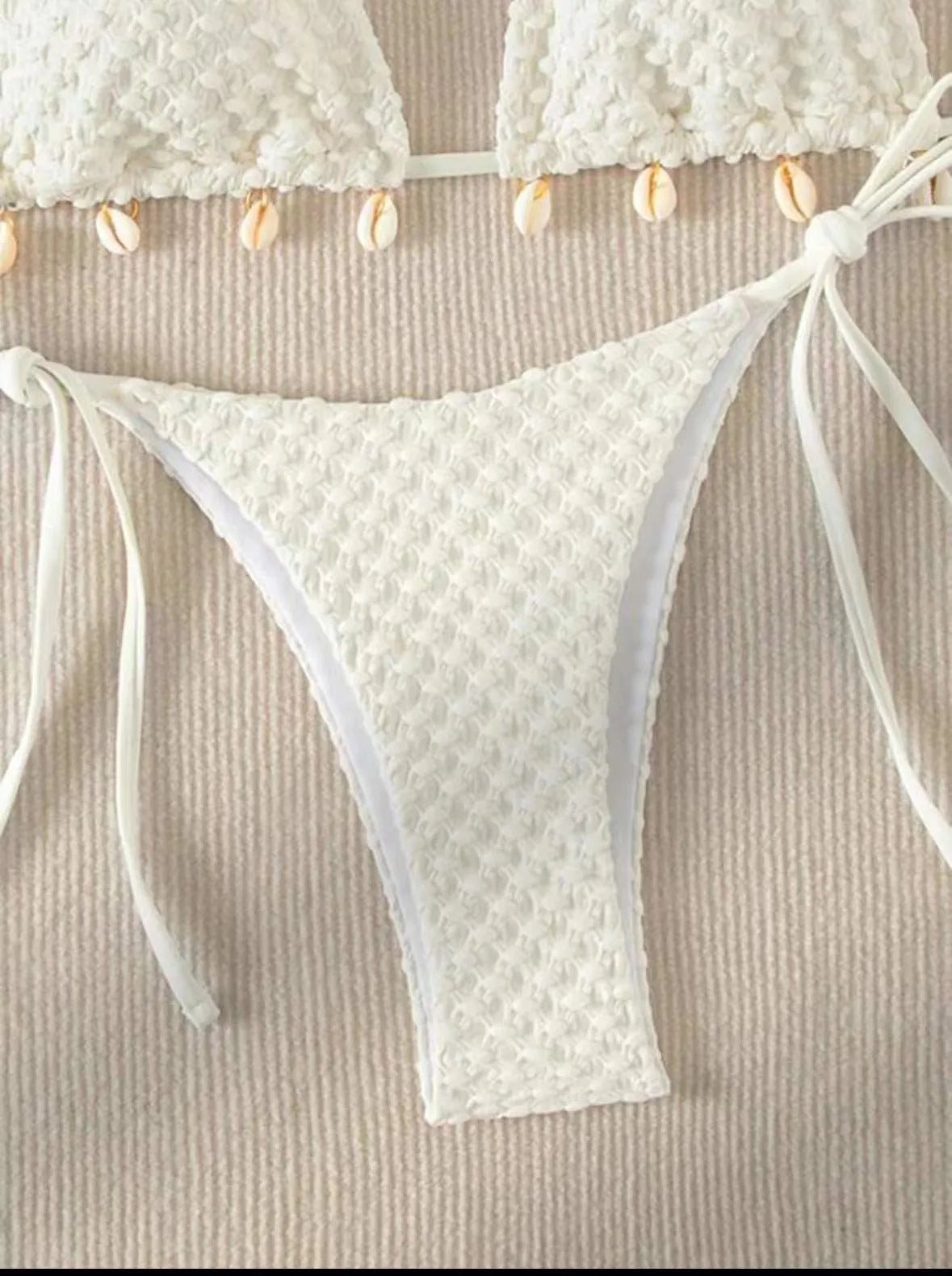 Melphieer NEW Shells Bikini Set Sexy Push Up Swimwear Women's Swimsuit Bathing Suits Swimming Suit For Women Maillot De Bain