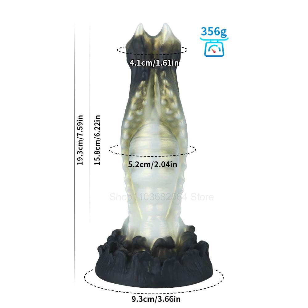 Monster Anal Plug Dildo With Suction Cup Silicone Alien Anal Plug Huge Anal Dildos for Men Women Big Butt Plug Anal Sex Toys 18+