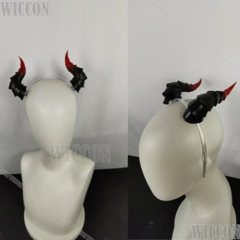 Beast Furry Head Horns Devil Corner Dark Lolita Hair Accessories Spicy Girl Furry Cosplay Holloween Women Men Gifts Customized