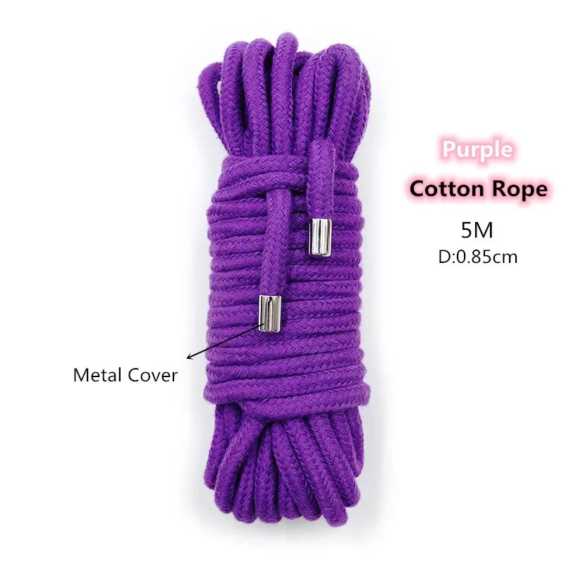 ASHBURNS High Quality Japanese Bondage Rope Erotic Shibari Accessory for Binding Binder Restraint to Touch Tie Up Fun Slave Role Play