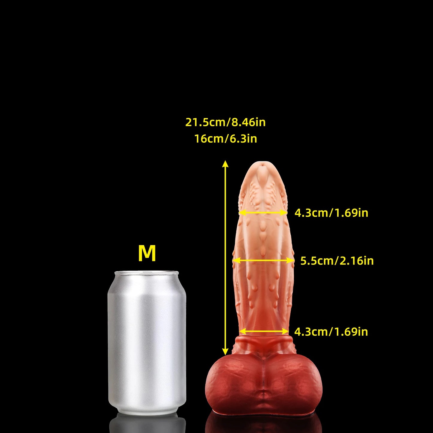 CANON Huge ALIEN Fantasy Dildo CURVY AND THICK MINI-XXL