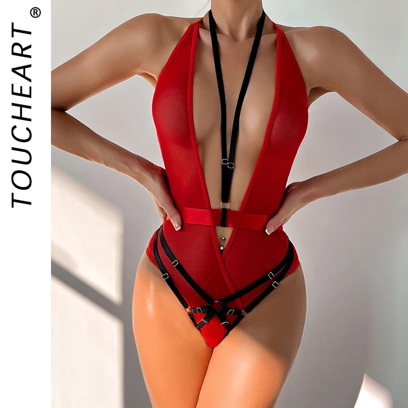 Bodysuit Sexy Woman Lingerie Nightgown Women Erotic Lingerie for Women's Underwear Bodysuits for Infants Bodysuit With Open Back