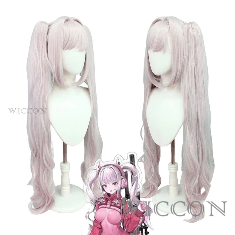 Game Nikke Alice Cosplay Costume Wig Shoes Sexy Latex Catsuit Bodysuit Pink Jumpsuit Jacket Suit For Women Girls Maillot