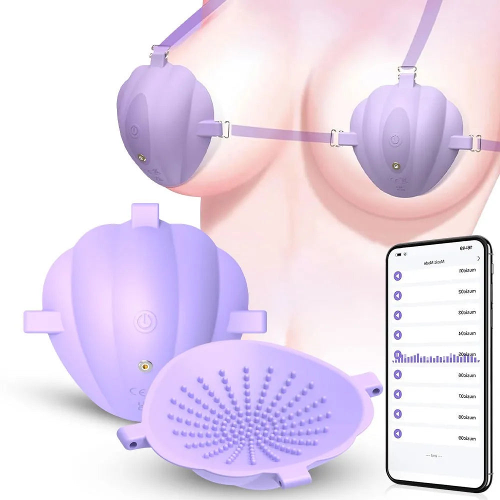 APP Control Nipple Vibrator Wearable Nipple Breast Massage Sex Toys for Women Female G Spot Nipple Sucking Stimulation bdsm Toys