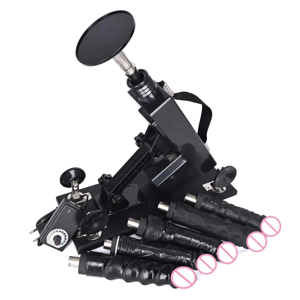ASHBURN 3XLR Connector Sex Machine for Women and Men with Dildo Attachment Automatic Masturbation Machine Sex Toys Products
