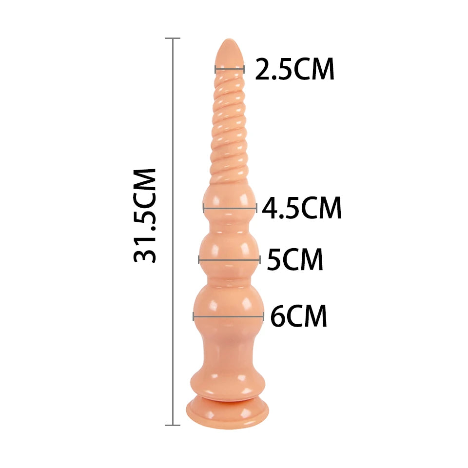 ROUGH BEAST Anal Dildos for womans mens prostate massager and Anus Soft Skin Huge butt plug Sex Toys for Women Masturbation