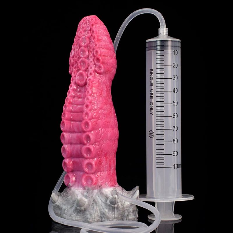 Ashburn Soft Silicone ButtPlug Tentacle Fantasy Dildo Squirting Sex Toy For Adult 18+ With Many Small Sucker Octopus Flirt Massager