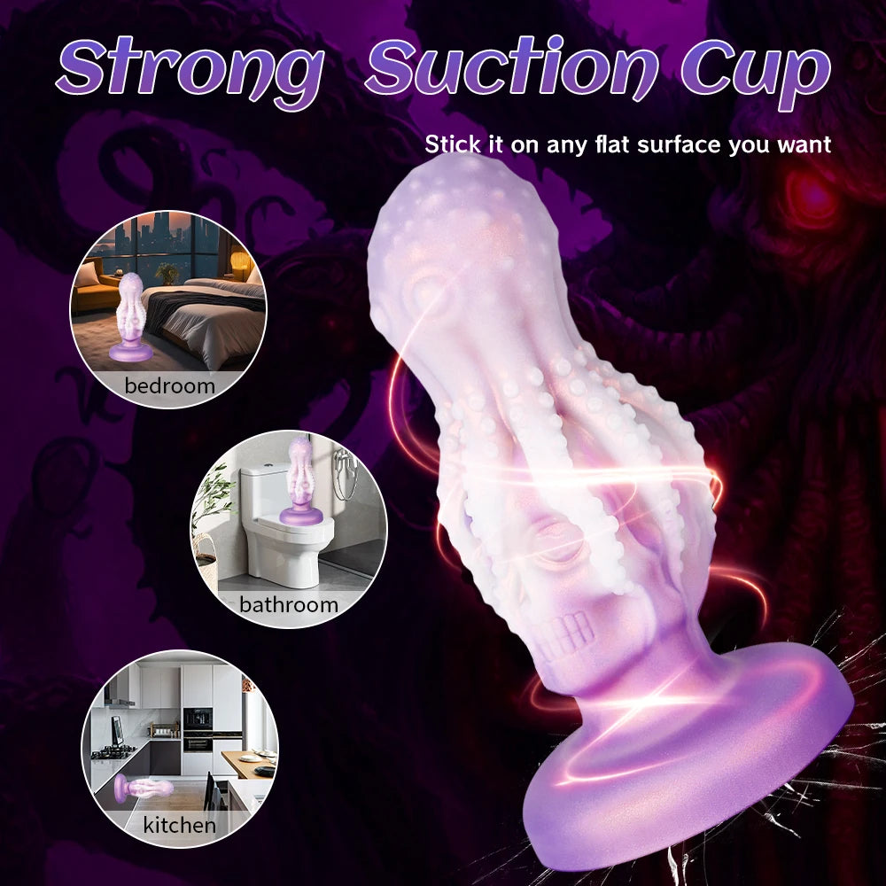 Huge Simulated Octopus Alien Dildo Prostate Massage