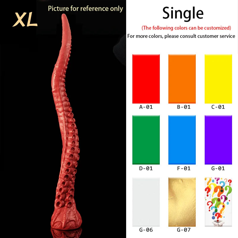 ALLA Tentacle Dildo Color Silicone Toys Realistic Octopus Fake Penis Adult Fantasy Dildo Holder Masturbation sex toy