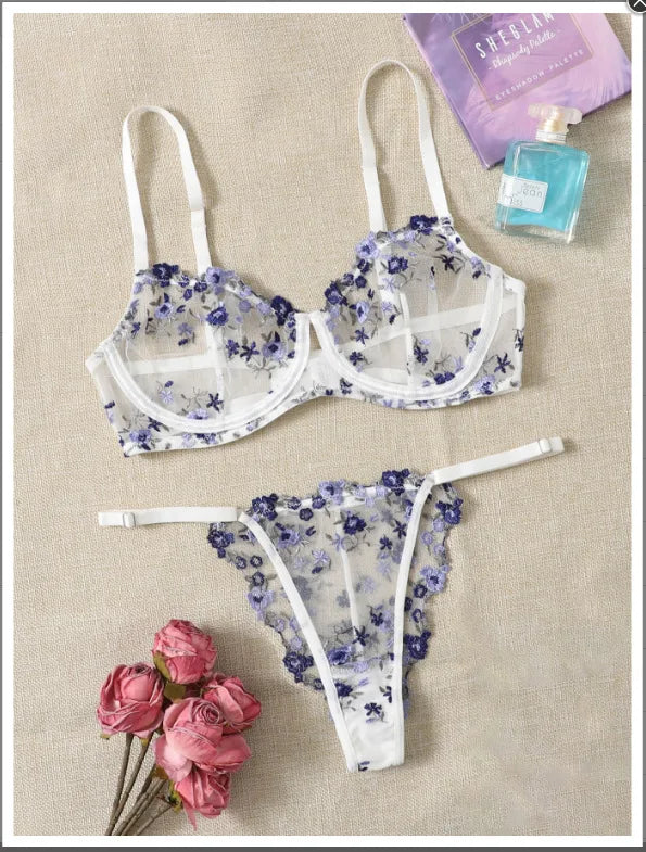Full Woman Lingerie Sexy Women Women's Bras and Underwear for Lady on Offer Lingeries Sets Sexy Outfit Bra and Thongs to Set