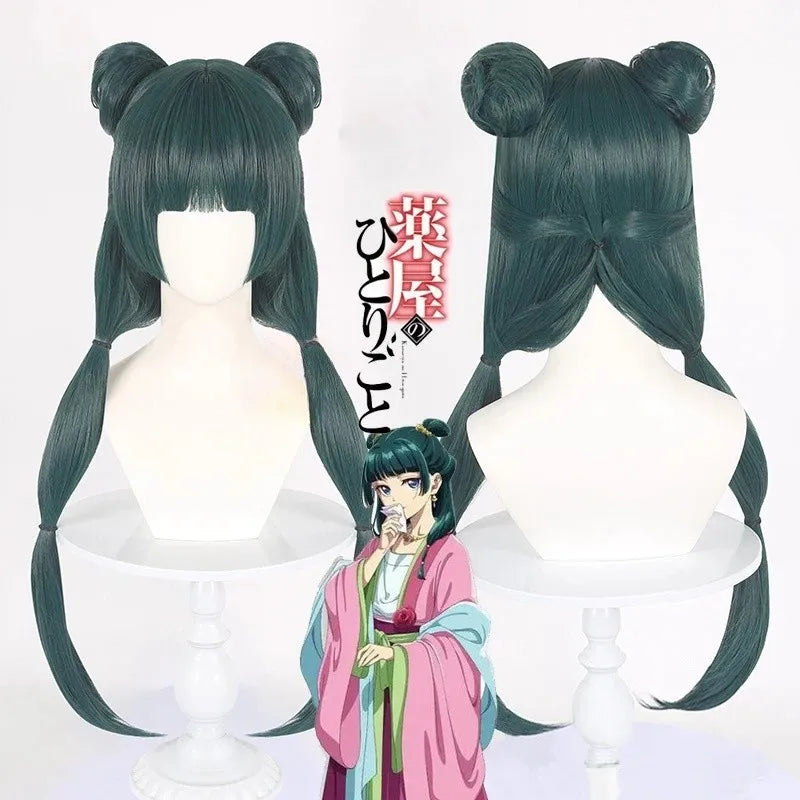 Maomao Cosplay Costume Wig Anime The Apothecary Diaries Pink Dress Halloween Party for Women