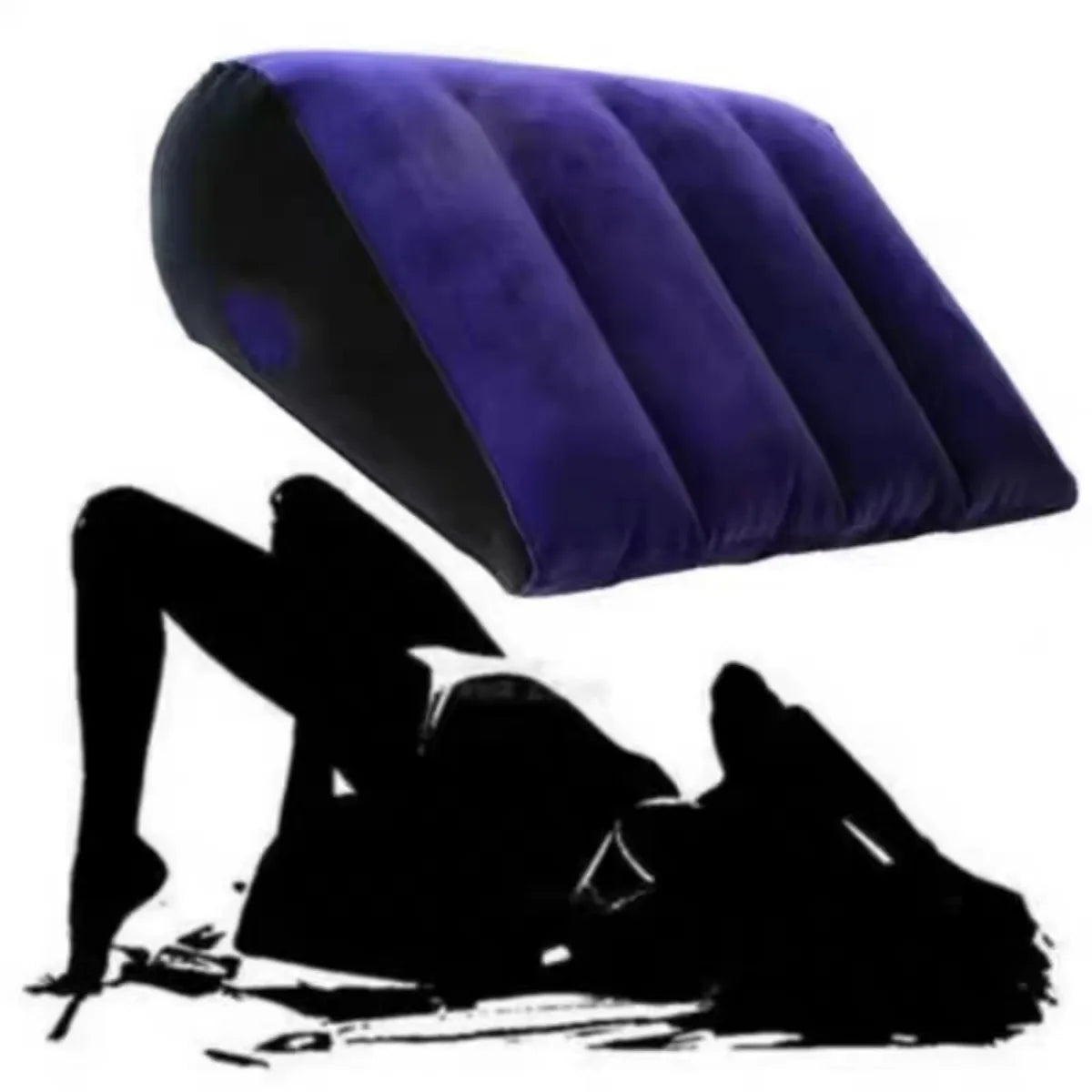 Inflatable Sex Pillow Cushion BDSM Sex Furniture PVC Flocking Silicone Pillows Couple Travel Supplies SM Sex Game Assist Sextoy