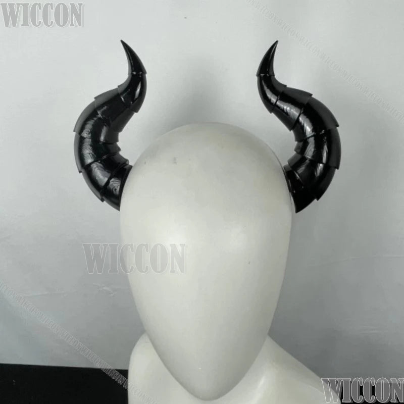 Beast Furry Head Horns Devil Corner Dark Lolita Hair Accessories Spicy Girl Furry Cosplay Holloween Women Men Gifts Customized