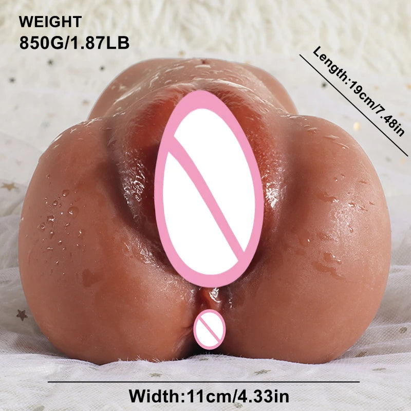 Rubber Vagina Sexy Toys Silicone Butt to Masturbate Sex Dolls Big Ass Masturbator Man Buttocks Half Body Real Size Vaginas Pussy