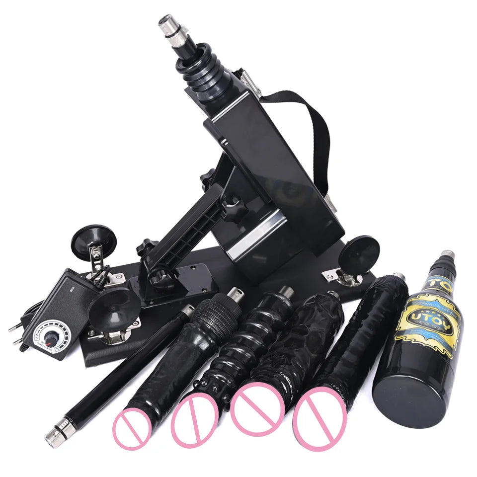 ASHBURN 3XLR Connector Sex Machine for Women and Men with Dildo Attachment Automatic Masturbation Machine Sex Toys Products