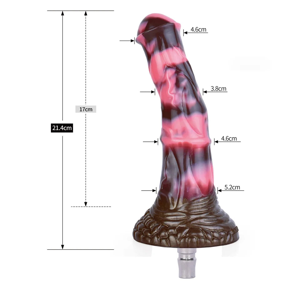 ROUGH BEAST Realistic Horse Dildo With Quick Plug Silicone Large Long Dildos for Sex Machine Masturbation Machine Attachments