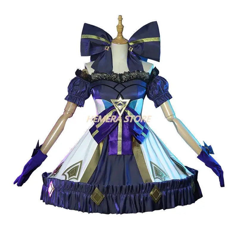 Game LOL Gwen Cosplay Costume Game Cos LOL Cosplay New Hero Gwen Gothic Dress Lolita Costume And Cosplay Wig Role Play Sets