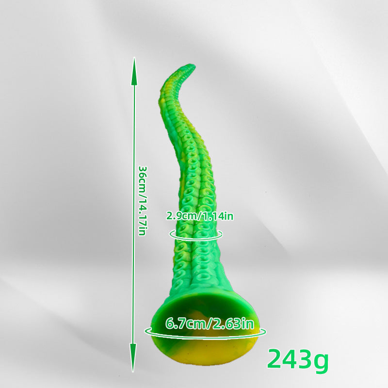Colorful Octopus Super Long Men And Women Deep Anal Dilatation Device