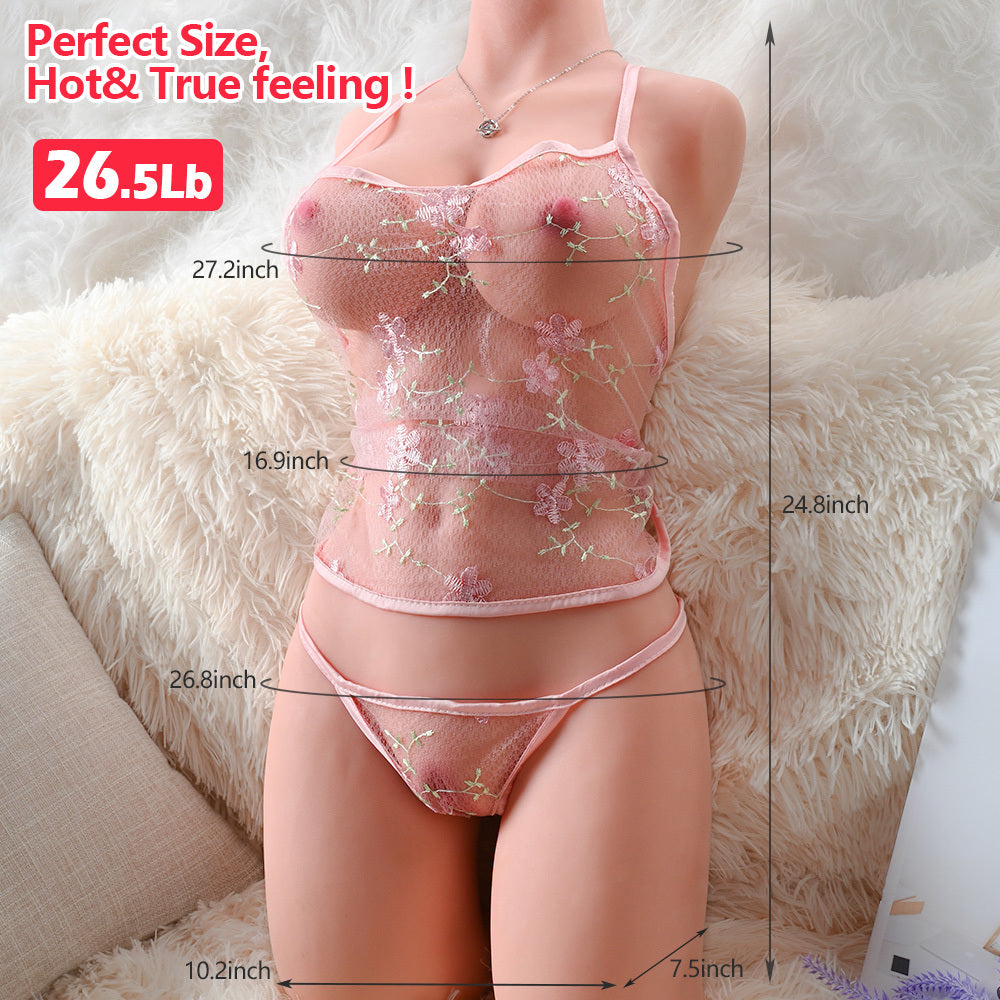 Nadia-Whole Body Real Texture Torso
