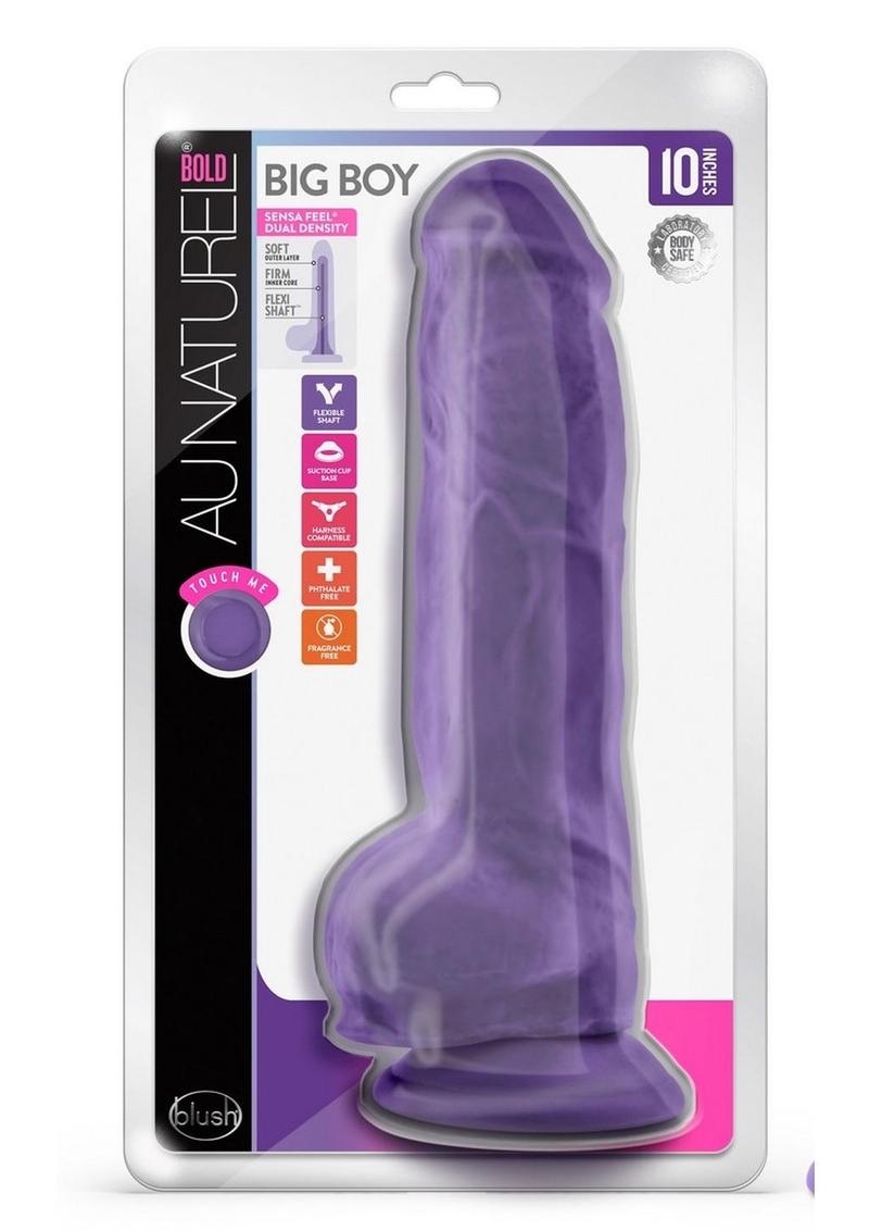 Au Naturel Bold Big Boy Dildo Dual-Density Dildo with Suction Base