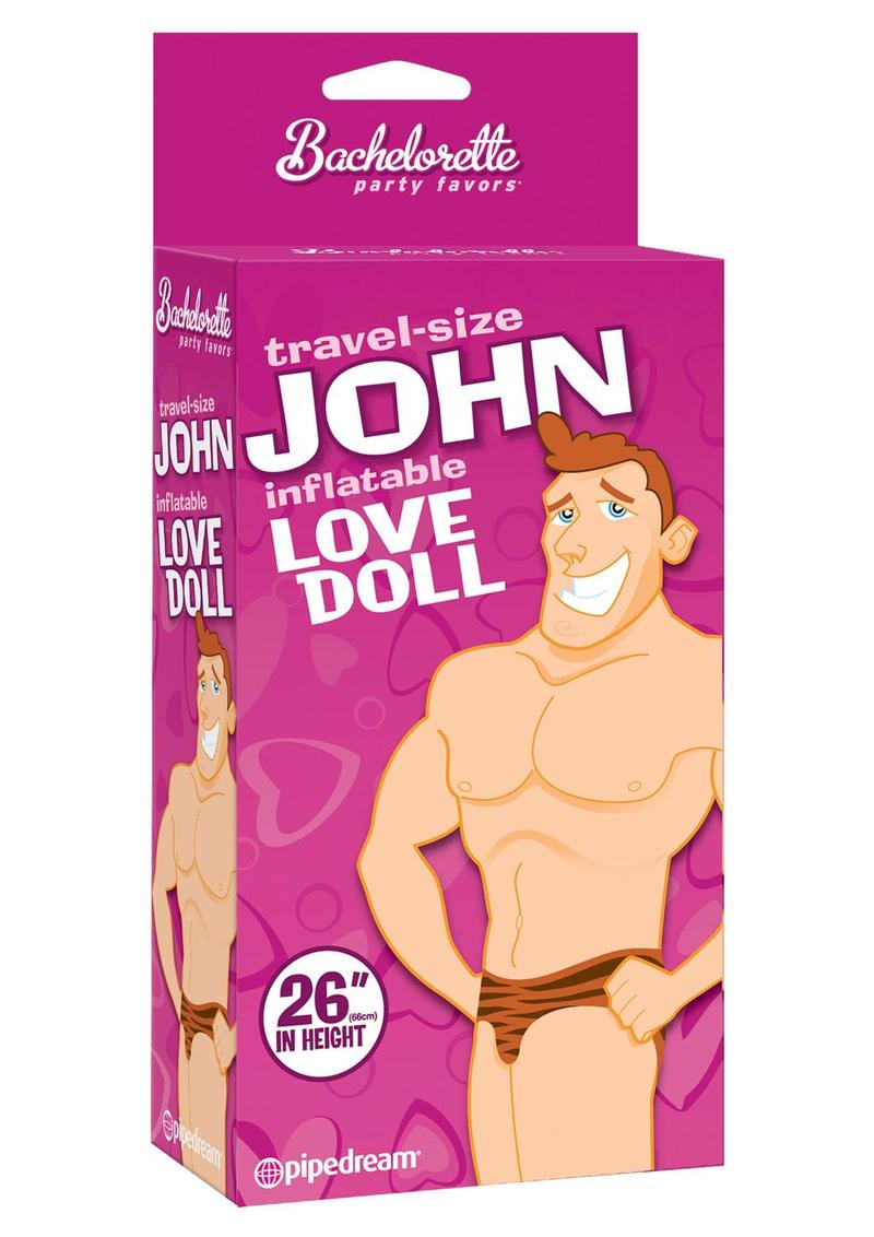 Travel Size John Inflatable Love Blow Up Doll