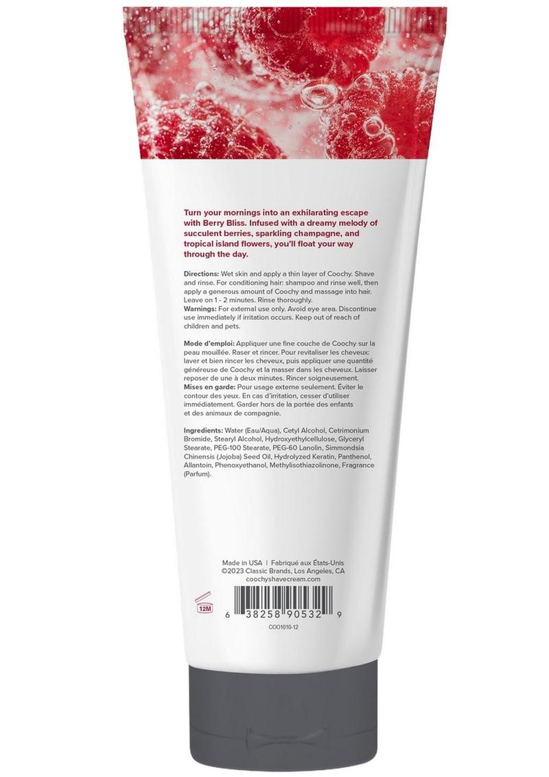 Coochy Berry Bliss Shave Cream Smooth And Moisturizing