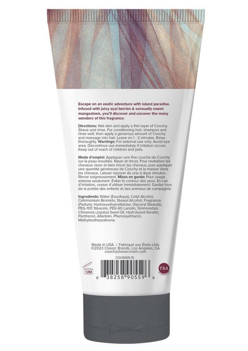 Coochy Oh So Smooth Shave Cream Island Paradise
