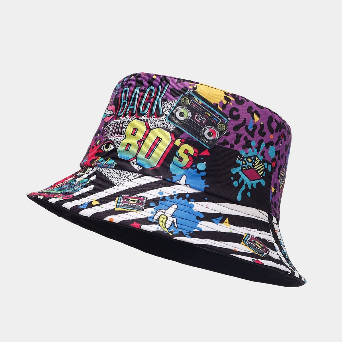 ASHBURN™ FlipTrip Bucket Hat – Graffiti Reversible Streetcore Edition