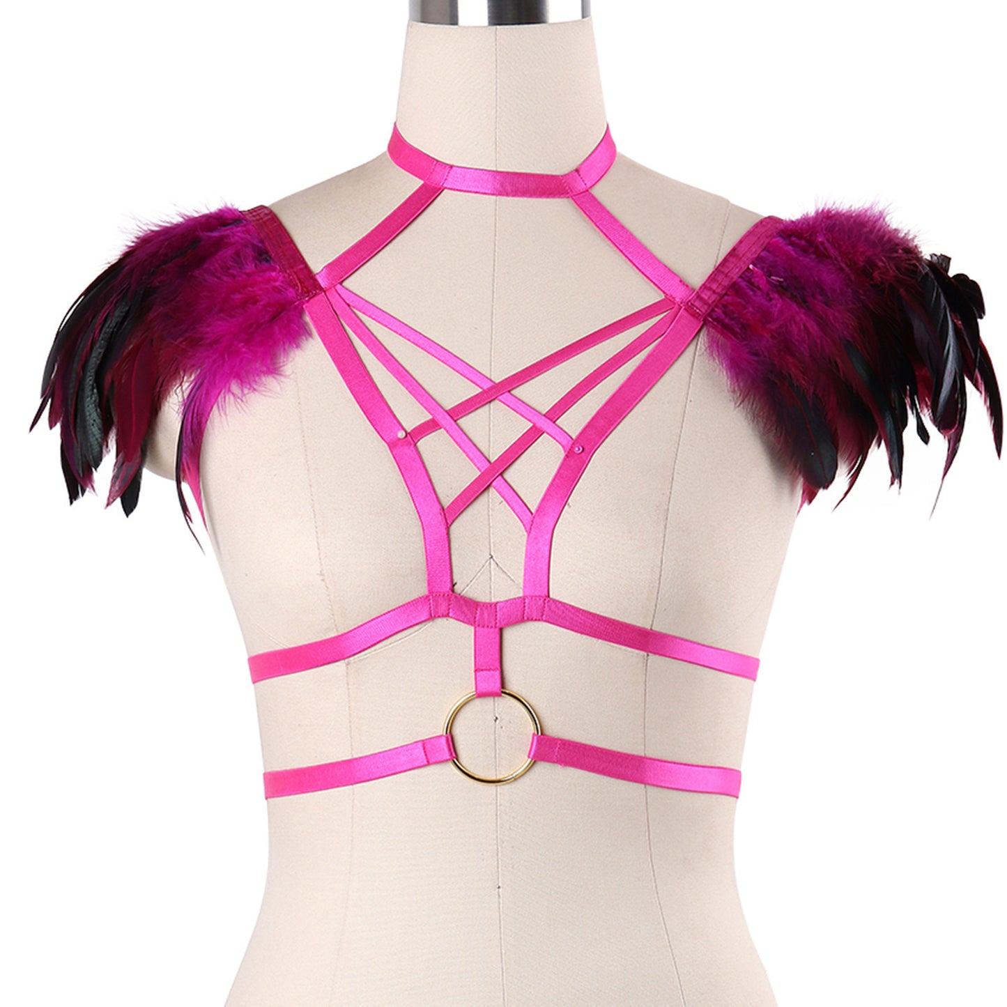 Hollow Out Halter Harness Underwear