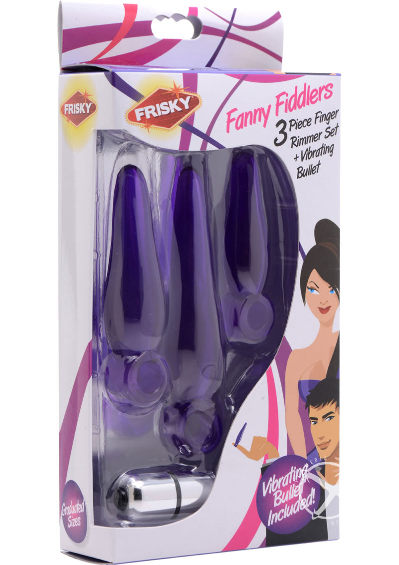 Frisky Fanny Fiddlers 3-Piece Rimmer with Bullet Vibrat