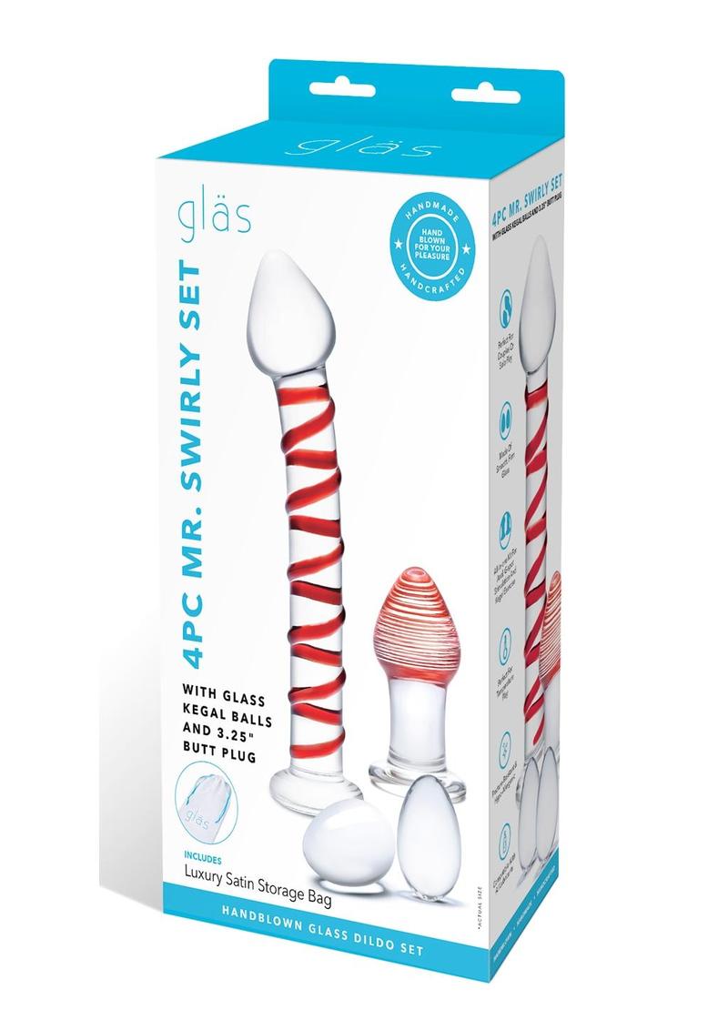Glas Mr Swirly Handblown Glass Pleasure Set