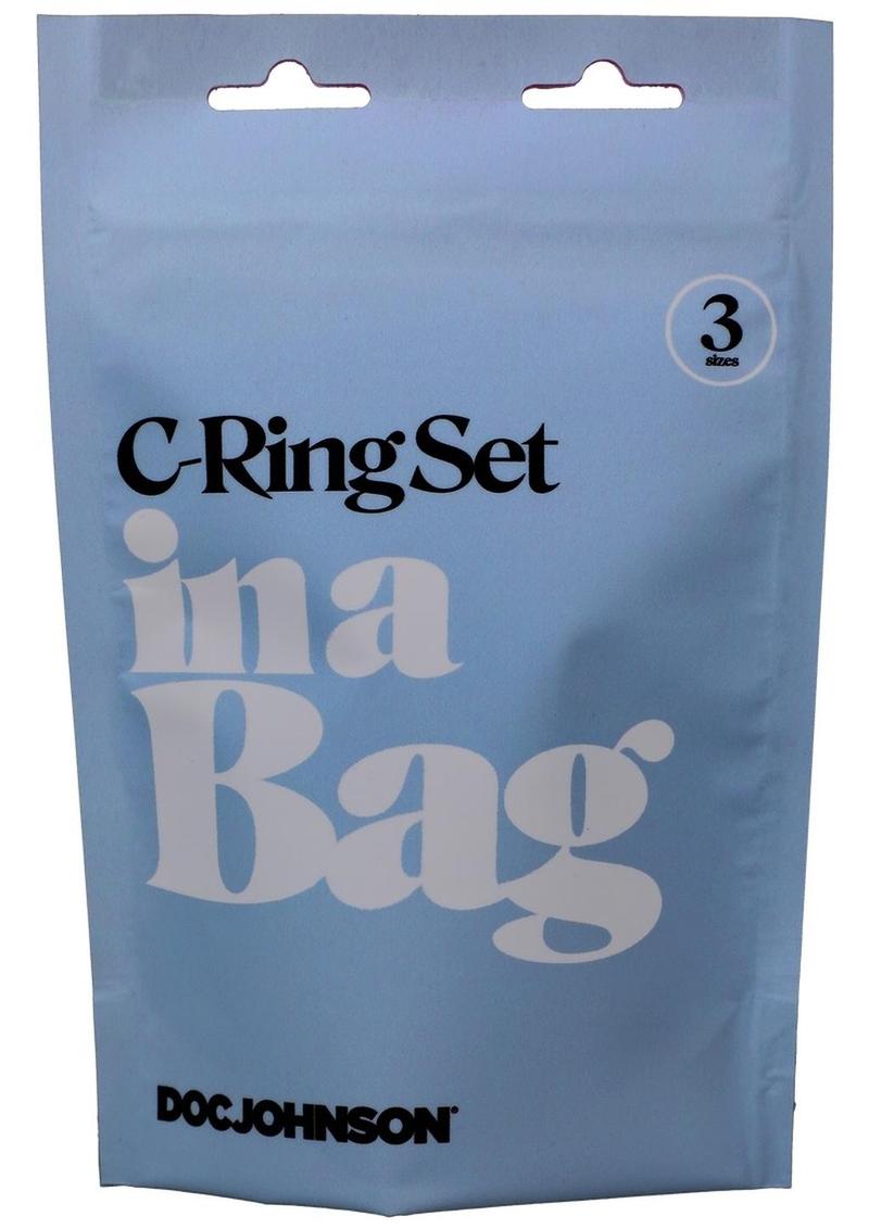 Doc Johnson C Ring Set In A Bag 3 Sizes Silicone Ring