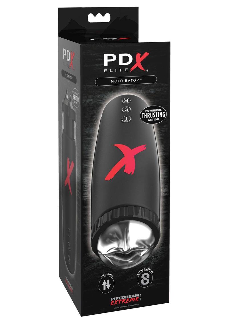 PDX Elite Moto Bator With Powerful Thrusting And Suction Action